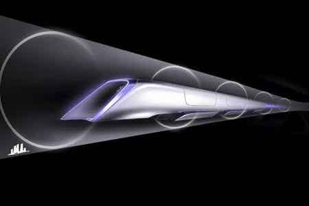 Hyperloop超級高鐵示意圖