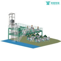 瑯菱智能鋰離子電池負極材料自動化產線