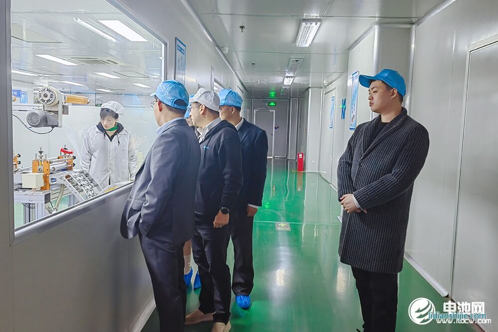 中國電池新能源產業鏈調研團一行參觀考察可川科技