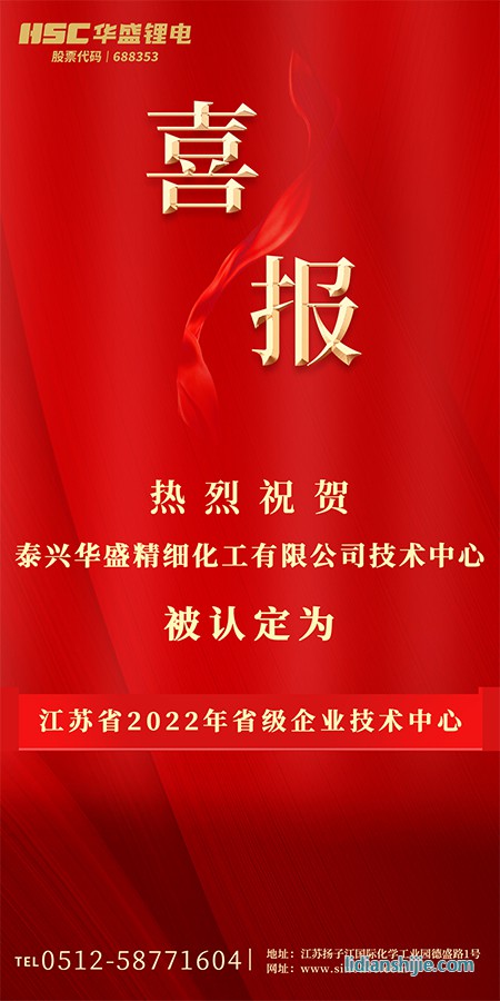 熱烈祝賀泰興華盛鋰電技術中心被認定為2022年省級企業技術中心.jpg